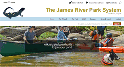 Desktop Screenshot of jamesriverpark.org